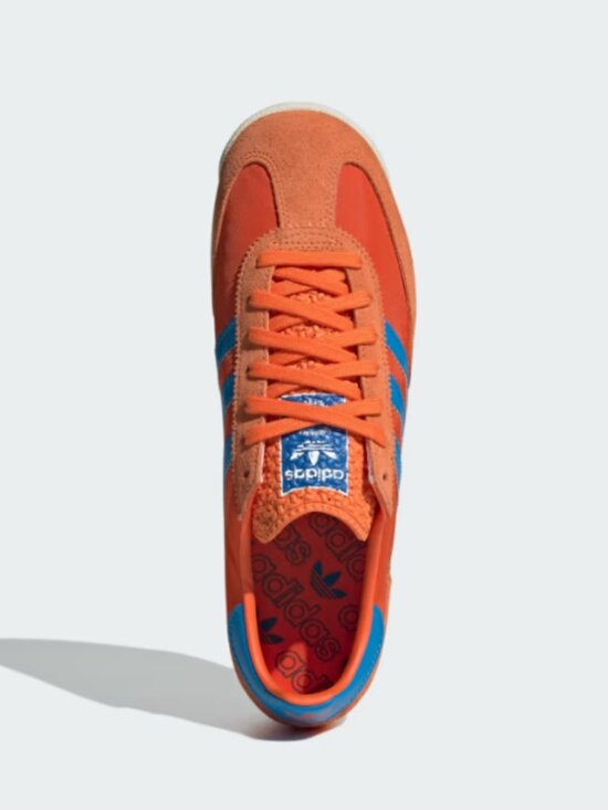 adidas SL 72 RS Men’s Sneakers Collegiate Orange Bright Blue Retro Running Shoes main image 4